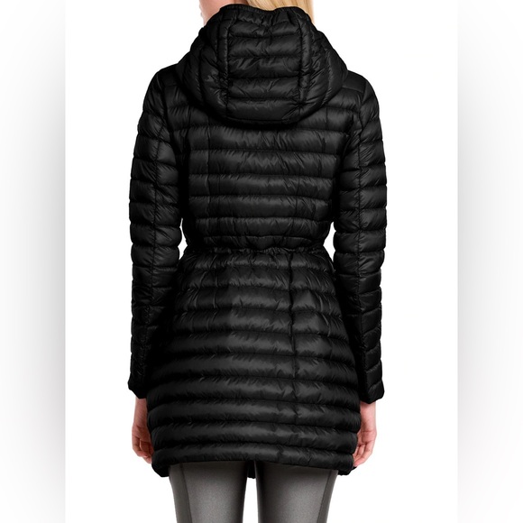 Moncler - Barbel Fit & Flare Hooded Down Parka, Black (Size 4/L) - Picture 2 of 13